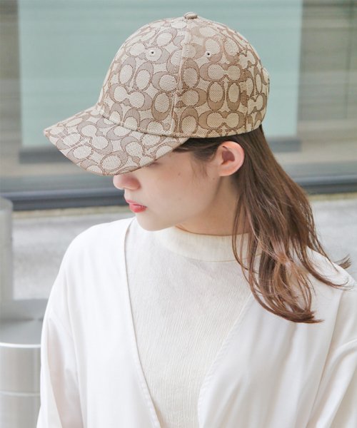 Coach(コーチ)】COACH コーチ Hat Signature Jacquard Cap 4855khazz 