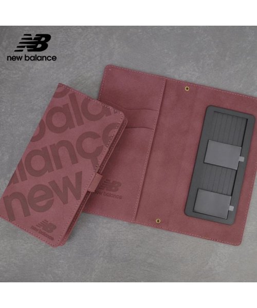 new balance(ニューバランス)/スマホケース マルチ多機種 Lサイズ ニューバランス New Balance 手帳ケース スタンプロゴスエード iphone ケース/img22