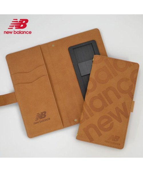 new balance(ニューバランス)/スマホケース マルチ多機種 Lサイズ ニューバランス New Balance 手帳ケース スタンプロゴスエード iphone ケース/img32
