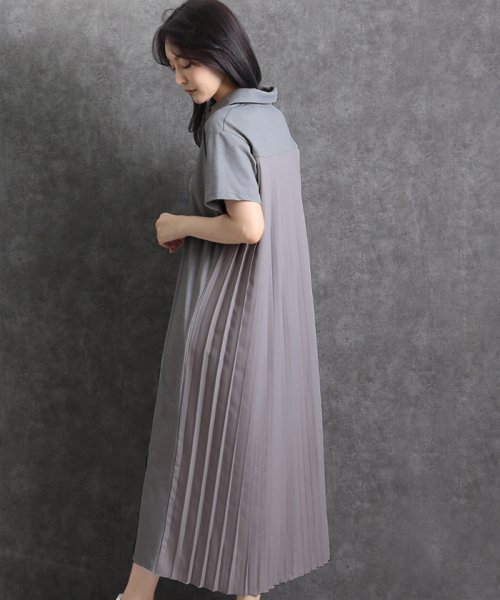 セール バックプリーツポロワンピース マーサ Martha Magaseek セール バックプリーツポロワンピース マーサ Martha Magaseek