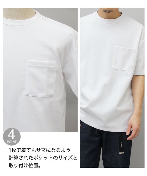 Goodwear(グッドウェア)/【Goodwear/グッドウェア】USAコットンポケット付きTシャツ/吸水速乾/半袖/ビッグシルエット/img05