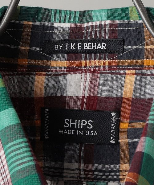 SHIPS MEN(シップス　メン)/SHIPS×IKE BEHAR: アメリカ製 マドラスチェック ボタンダウン シャツ/img04