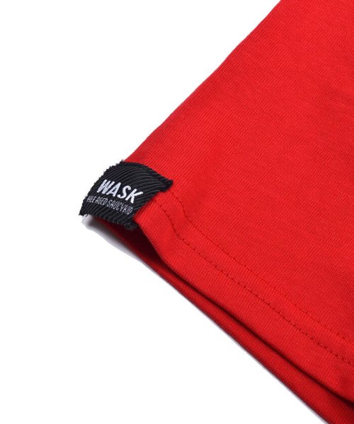 WASK(ワスク)/配色 ポケット ロゴプリント ビッグ 半袖 Tシャツ (100~160cm)/img09