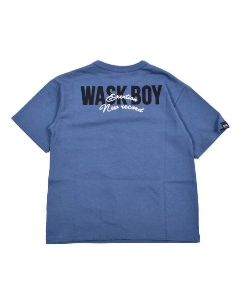 WASK(ワスク)/配色 ポケット ロゴプリント ビッグ 半袖 Tシャツ (100~160cm)/img11