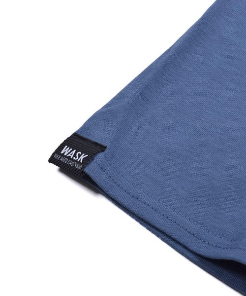 WASK(ワスク)/配色 ポケット ロゴプリント ビッグ 半袖 Tシャツ (100~160cm)/img14