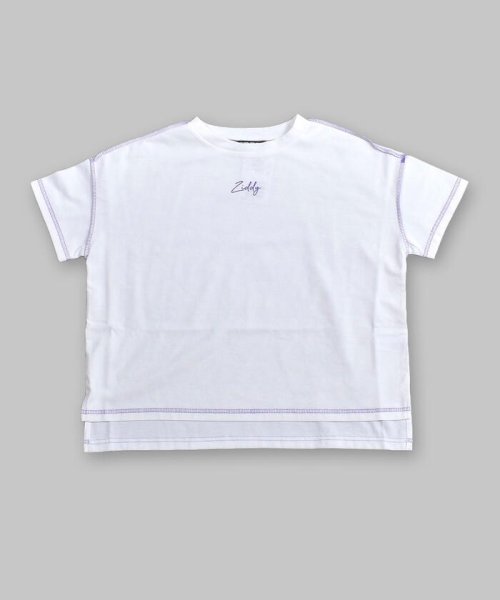 ZIDDY(ジディー)/ロックステッチ カラー ルーズ Tシャツ(130~160cm)/img06