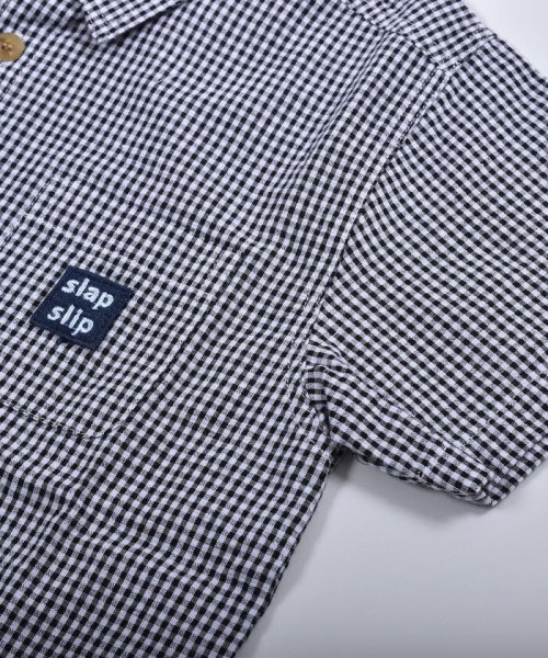 SLAP SLIP(スラップスリップ)/デニム チェック 半袖シャツ(80~130cm)/img14