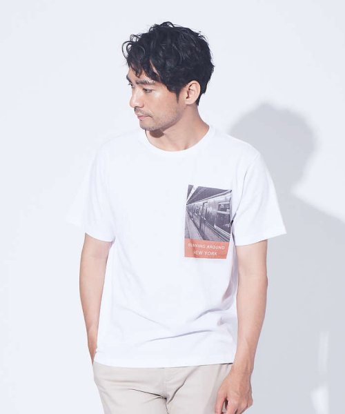 ABAHOUSE(ABAHOUSE)/【展開店舗限定】CITY フォト 半袖 Tシャツ/img13