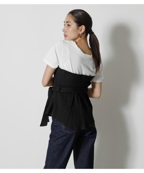 AZUL by moussy(アズールバイマウジー)/【TVドラマ着用】BOTTON COMBINATION TOP/img10