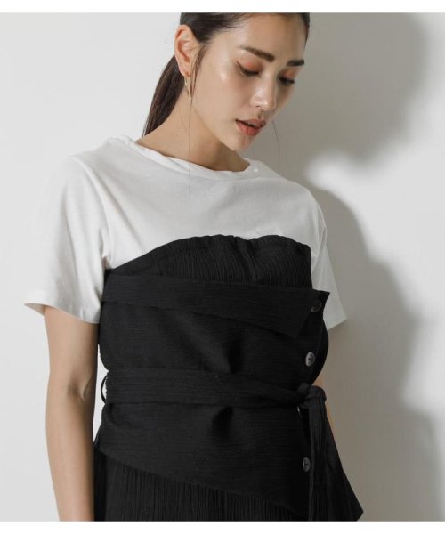 AZUL by moussy(アズールバイマウジー)/【TVドラマ着用】BOTTON COMBINATION TOP/img11