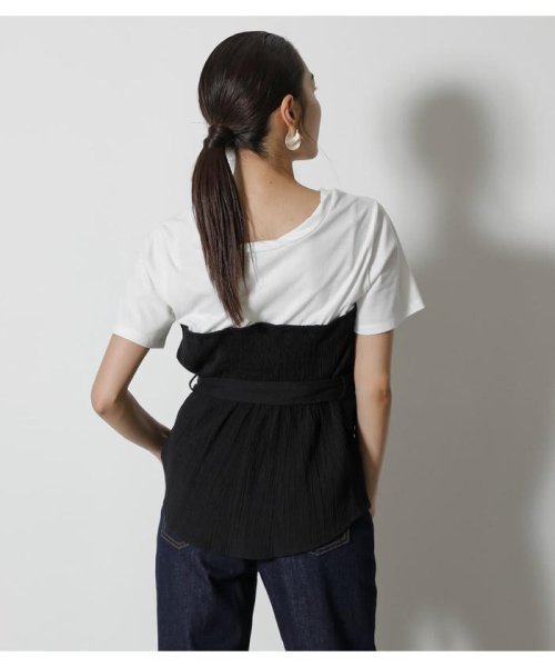 AZUL by moussy(アズールバイマウジー)/【TVドラマ着用】BOTTON COMBINATION TOP/img15