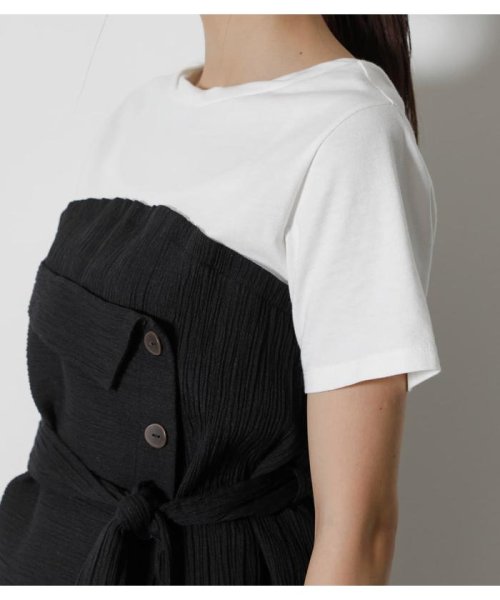 AZUL by moussy(アズールバイマウジー)/【TVドラマ着用】BOTTON COMBINATION TOP/img16