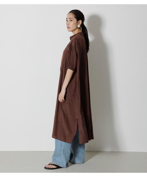 AZUL by moussy(アズールバイマウジー)/GATHER SLEEVE SHIRT/img05