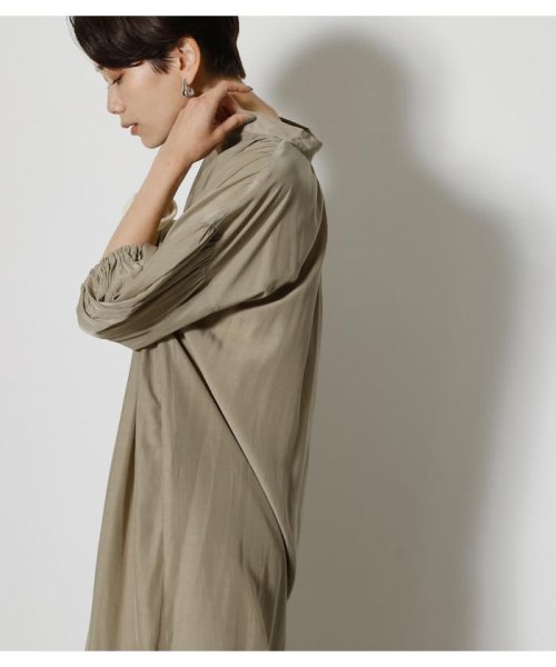 AZUL by moussy(アズールバイマウジー)/GATHER SLEEVE SHIRT/img11