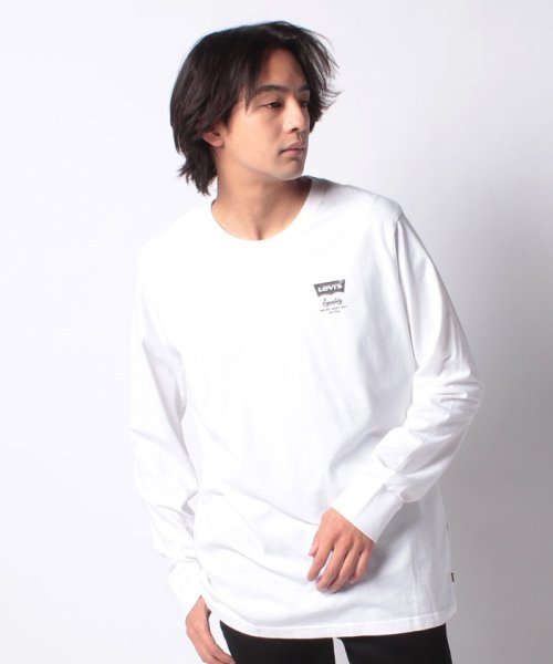 LEVI’S OUTLET(リーバイスアウトレット)/RELAXED LS GRAPHIC TEE SSNL HM LS2 WHITE/img01