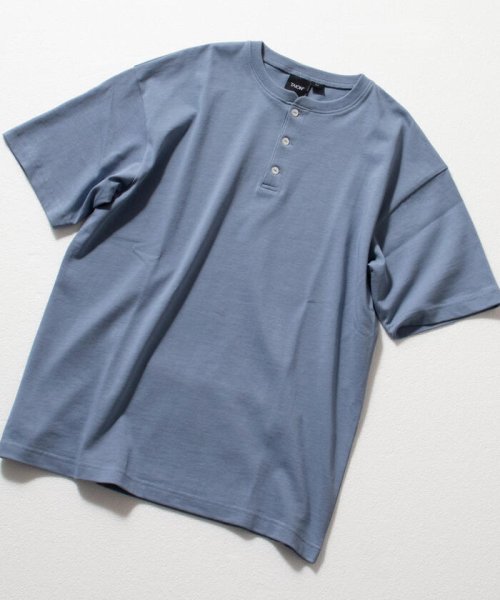 NOLLEY’S goodman(ノーリーズグッドマン)/【TAION/タイオン】別注 ヘンリーネック Tシャツ  (※温度調整機能素材、クールビズ対応)/img20