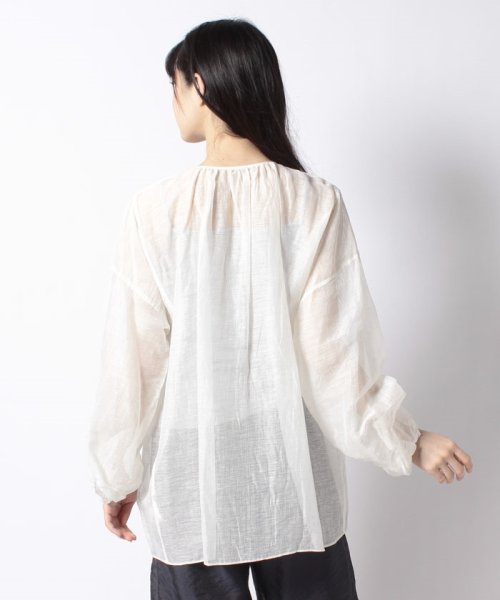 MICA&DEAL(マイカアンドディール)/linen sheer shirt/img02