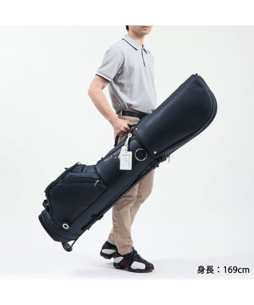 ペッレモルビダ キャディバッグ PELLE MORBIDA GOLF ゴルフ スタンド 9型 47インチ スタンド キャディーバッグ PG001 スタンド ジップポケット ×1