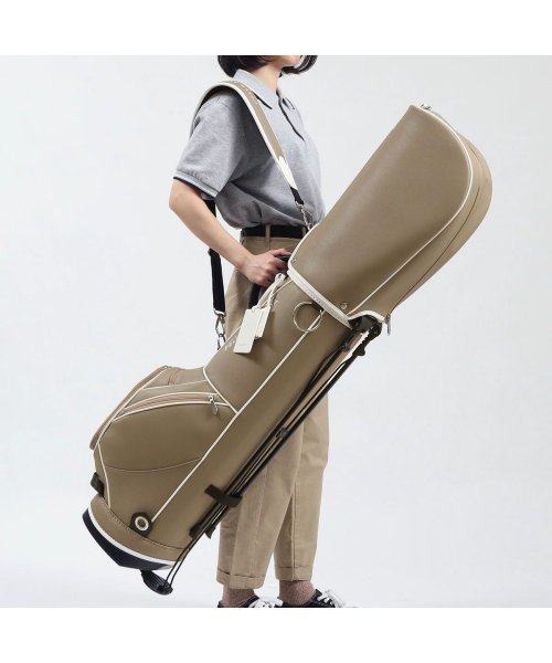 ペッレモルビダ キャディバッグ PELLE MORBIDA GOLF ゴルフ スタンド 9型 47インチ スタンド キャディーバッグ PG001 スタンド ジップポケット ×1