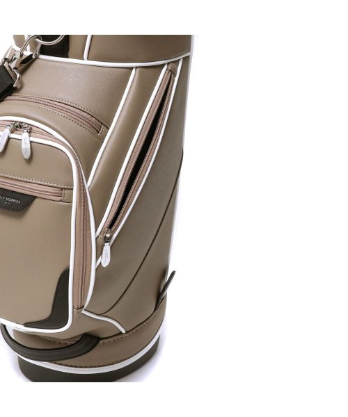 ペッレモルビダ キャディバッグ PELLE MORBIDA GOLF ゴルフ スタンド 9型 47インチ スタンド キャディーバッグ PG001 スタンド ジップポケット ×1