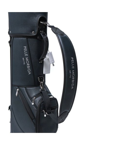 ペッレモルビダ キャディバッグ PELLE MORBIDA GOLF ゴルフ スタンド 9型 47インチ スタンド キャディーバッグ PG001 スタンド ジップポケット ×1