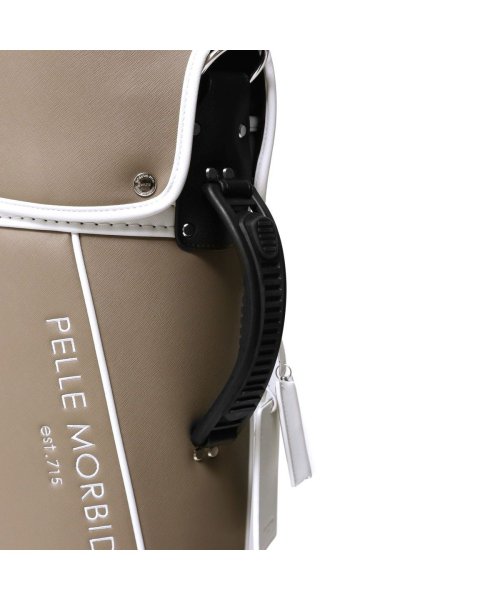 ペッレモルビダ キャディバッグ PELLE MORBIDA GOLF ゴルフ スタンド 9型 47インチ スタンド キャディーバッグ PG001 スタンド ジップポケット ×1
