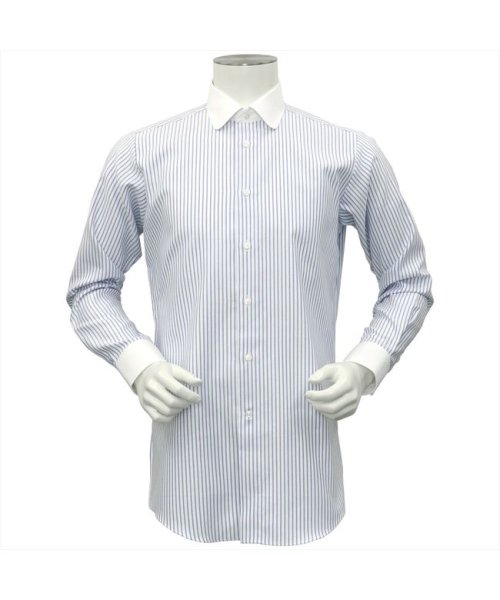 TOKYO SHIRTS(TOKYO SHIRTS)/【国内縫製】形態安定 ラウンド 綿100% 長袖ビジネスワイシャツ/img02