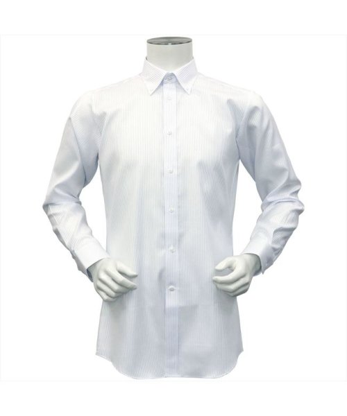 TOKYO SHIRTS(TOKYO SHIRTS)/【国内縫製】形態安定 ボタンダウン 綿100% 長袖ビジネスワイシャツ/img02