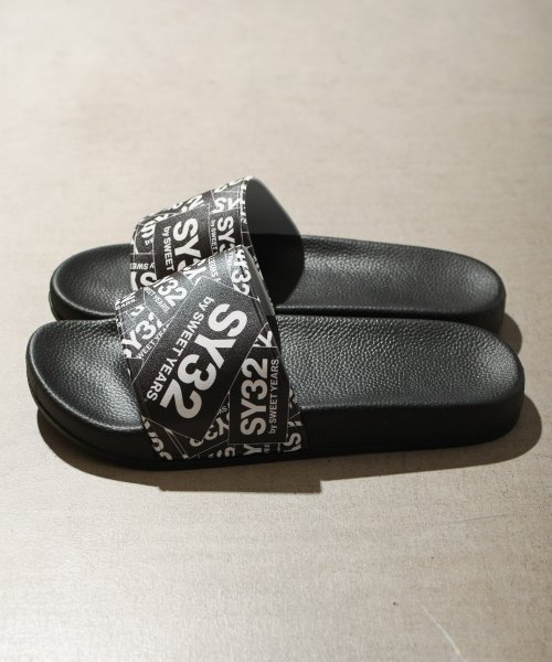 ar/mg(エーアールエムジー)/【73】【11123D】【SY32 by SWEET YEARS】BOX LOGO SHOWER SANDALS/img01