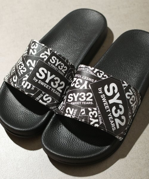 ar/mg(エーアールエムジー)/【73】【11123D】【SY32 by SWEET YEARS】BOX LOGO SHOWER SANDALS/img02