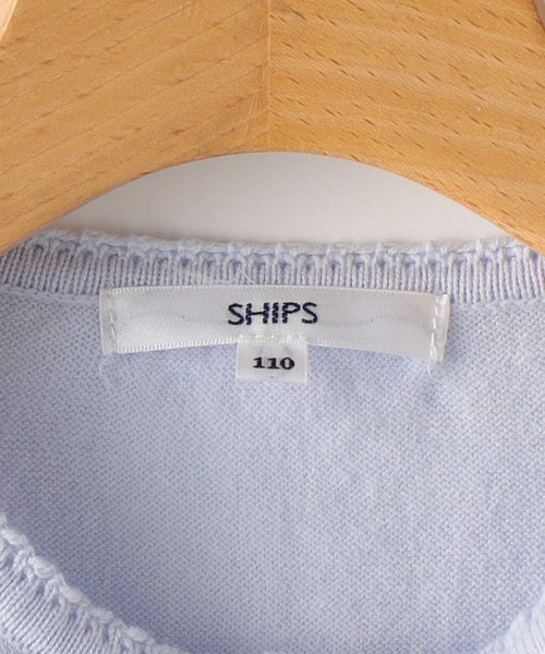 SHIPS KIDS(シップスキッズ)/SHIPS KIDS:無地×リバティ 半袖 カーディガン(100～130cm)/img12