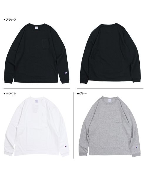 CHAMPION(チャンピオン)/チャンピオン Champion Tシャツ 長袖 メンズ レディース LONG SLEEVE T－SHIRT ブラック ホワイト グレー ネイビー 黒 白 C5－/img04