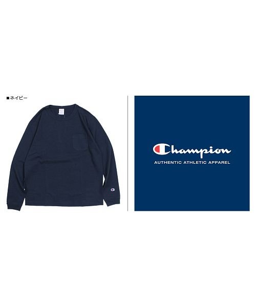 チャンピオン Champion Tシャツ 長袖 メンズ レディース Long Sleeve T Shirt ブラック ホワイト グレー ネイビー 黒 白 C5 チャンピオン Champion Magaseek