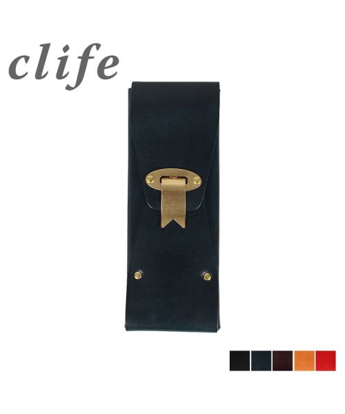 clife(クリフ)/クリフ clife ペンケース 筆箱 筆入れ メンズ レディース 本革 DRAW ブラック ネイビー キャメル チョコ レッド 黒 CF－106/img05