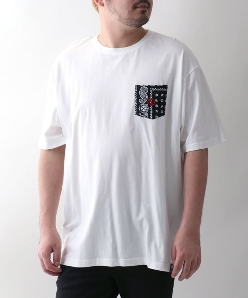 MARUKAWA(大きいサイズのマルカワ)/【OUTDOOR PRODUCTS】アウトドアプロダクツ 大きいサイズ ペイズリー ポケット 付き 半袖Tシャツ/img12