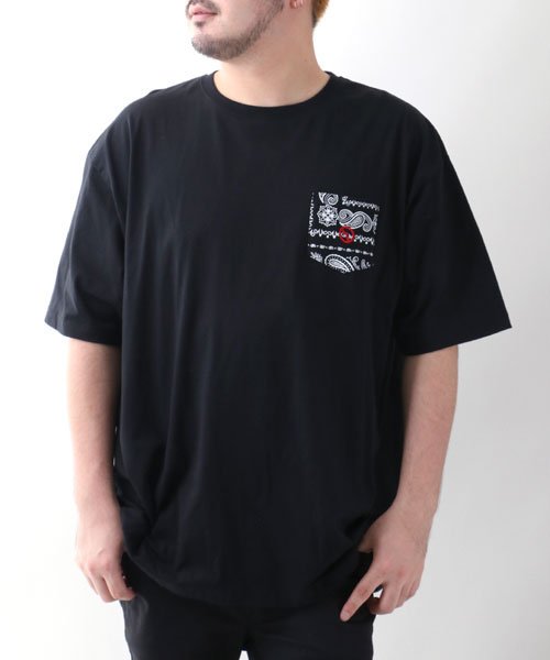 MARUKAWA(大きいサイズのマルカワ)/【OUTDOOR PRODUCTS】アウトドアプロダクツ 大きいサイズ ペイズリー ポケット 付き 半袖Tシャツ/img13