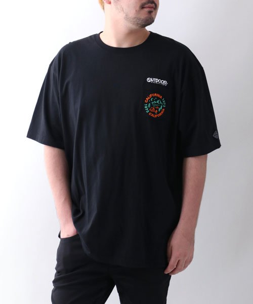MARUKAWA(大きいサイズのマルカワ)/【OUTDOOR PRODUCTS】アウトドアプロダクツ 大きいサイズ ロゴ 刺繍 半袖 ポケット Tシャツ メンズ カジュアル /img16