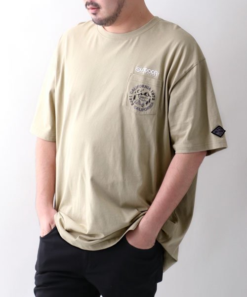 MARUKAWA(大きいサイズのマルカワ)/【OUTDOOR PRODUCTS】アウトドアプロダクツ 大きいサイズ ロゴ 刺繍 半袖 ポケット Tシャツ メンズ カジュアル /img17