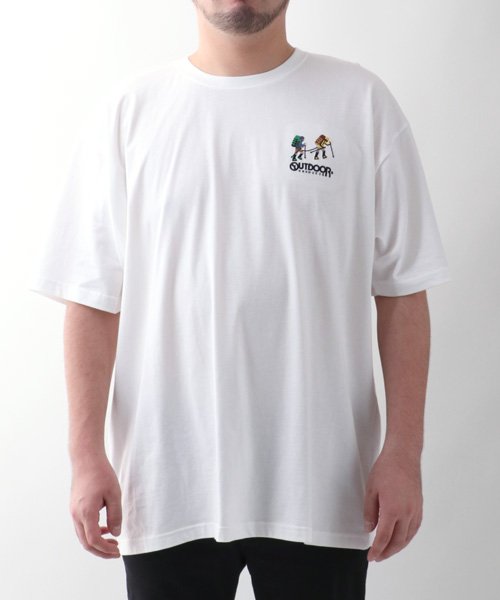 MARUKAWA(大きいサイズのマルカワ)/【OUTDOOR PRODUCTS】アウトドアプロダクツ 大きいサイズ ロゴ 刺繍 半袖 Tシャツ/img01