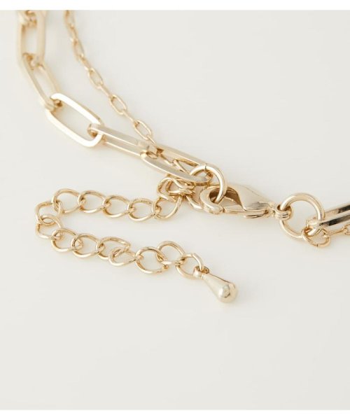 AZUL by moussy(アズールバイマウジー)/WIDE CHAIN DOUBLE NECKLACE/img05