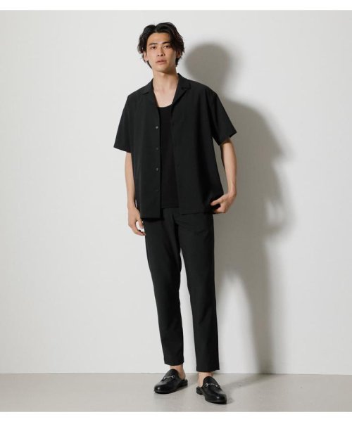 AZUL by moussy(アズールバイマウジー)/STRETCH OPEN COLLAR SHIRT/img03