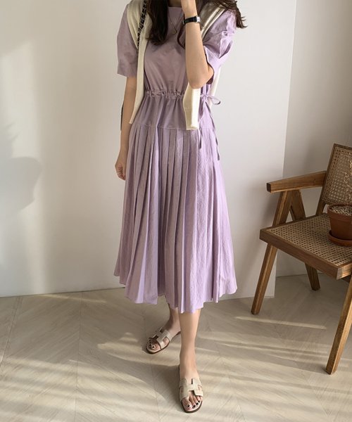 セール Off Girly Doll プリーツワンピース 21春夏商品 韓国ファッション ガーリードール Girly Doll Magaseek