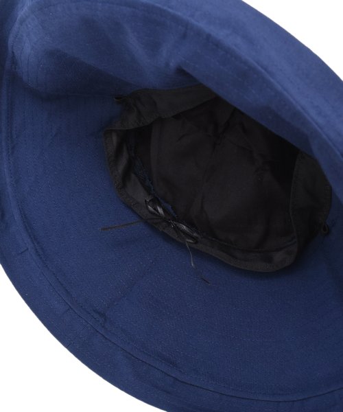 VitaFelice(ヴィータフェリーチェ)/折りたたみコットンツバ広ハット【aroco/アロコ】 帽子 レディース 遮蔽率99.9% UPF50+ バケットハット マスク焼け防止 UV対策 日焼け対策 つ/img07