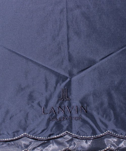 LANVIN Collection(umbrella)(ランバンコレクション（傘）)/LANVIN CLLECTION（ランバンコレクション）晴雨兼用折りたたみ日傘　オーガンジーバラカットワーク/img04