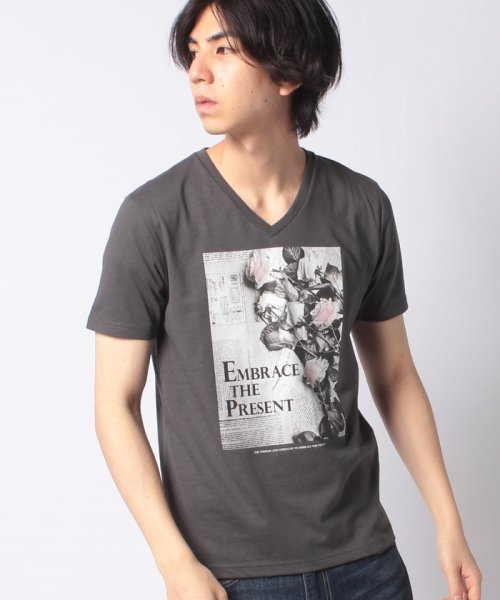 JEANS MATE(ジーンズメイト)/【ZEROSTAIN】ロゴフォトTシャツ/img11