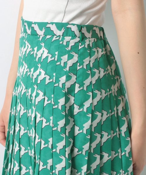 セール】【LOULOU WILLOUGHBY】ウサギチェックプリーツスカート  