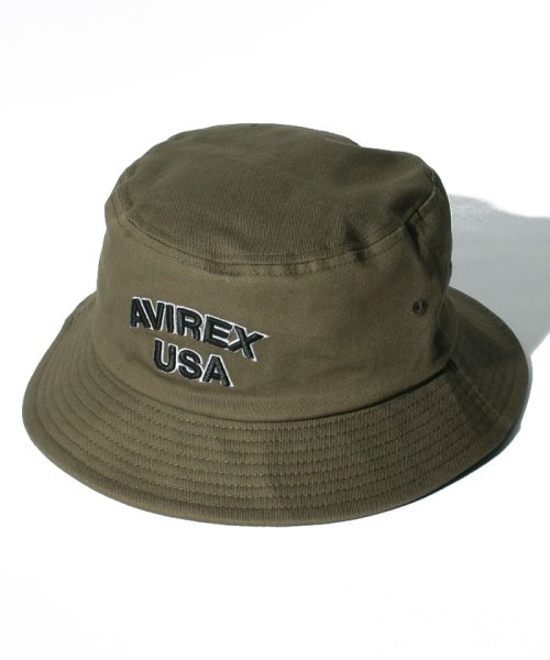 AVIREX(AVIREX)/USA 3D EMB BUCKET HAT/img04