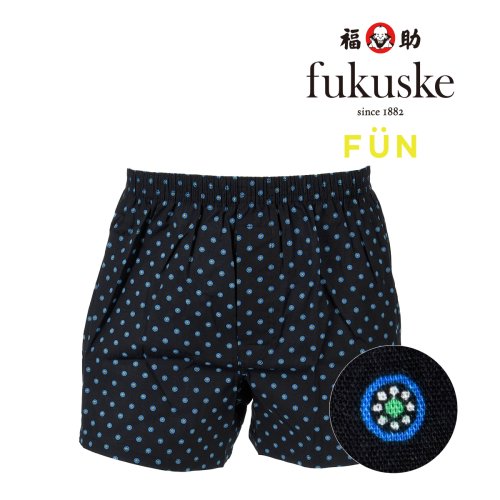 fukuske FUN(フクスケ ファン)/福助 公式 メンズ fukuske FUN 総柄 プリント 綿100％ トランクス/img01