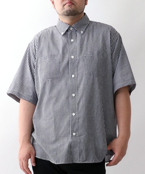 MARUKAWA(大きいサイズのマルカワ)/ 大きいサイズ 2L 3L 4L 5L 半袖 ボタンダウンシャツ メンズ カジュアル パナマ織り /img16
