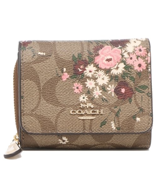 コーチ アウトレット 三つ折り財布 Signature 花柄 ミニ財布 ベージュ ピンク レディース Coach 6864 Ime7v コーチ Coach Magaseek コーチ アウトレット 三つ折り財布 Signature 花柄 ミニ財布 ベージュ ピンク レディース Coach 6864 Ime7v コーチ Coach Magaseek